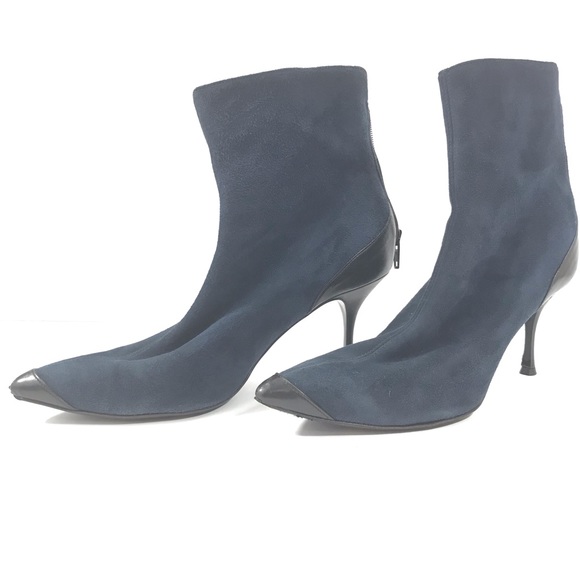 Holly would navy blue high ankle boot size 37 - Picture 5 of 8